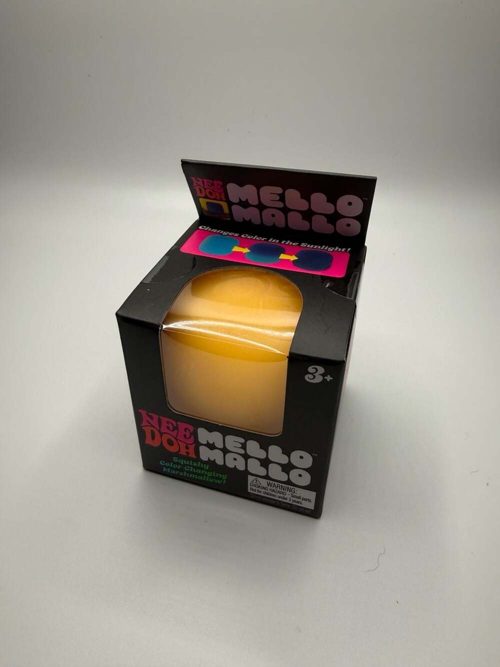 Schylling NeeDoh Mello Mallo Squishy Color-Changing Marshmallow Fidget Toy